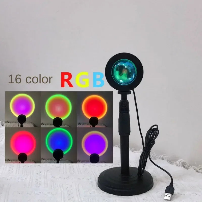 16 Colors RGB USB Sunset Light Photography